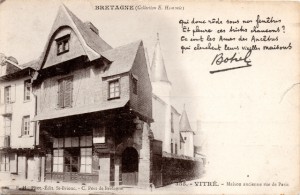Carte Postale Ancienne de Vitré (35) - Chanson de Botrel Carte Postale Ancienne de Vitré (35) - Chanson de Botrel