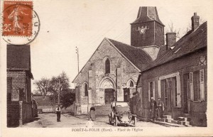 Carte Postale de Forêt-la-Folie (Eure), envoyée en 1933 Carte Postale Ancienne de Forêt-la-Folie (27)