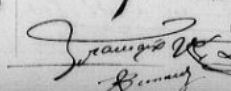 signature de Désiré FRANÇAIX, 1880