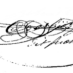signature de Jean Baptiste GERBIER (1835-1890)