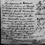 Mention marginale sur l'acte de baptême de Marie Marguerite MÉTEY, 1792, Bû, Eure-et-Loir | AD28, cote 3 E 064/004, BMS 1768-1792, vue 367