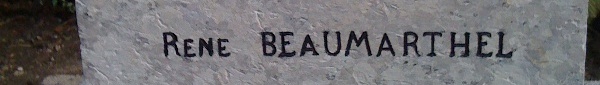 René BEAUMARTHEL, sur le monument aux morts de Forêt-la-Folie (Eure)