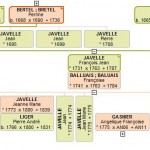 Mon Sosa 1000 : arbre généalogique JAVELLE - après les recherches