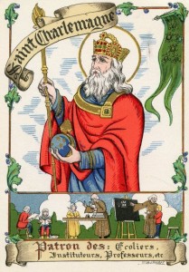 Charlemagne, <br />Saint Patron des écoliers
